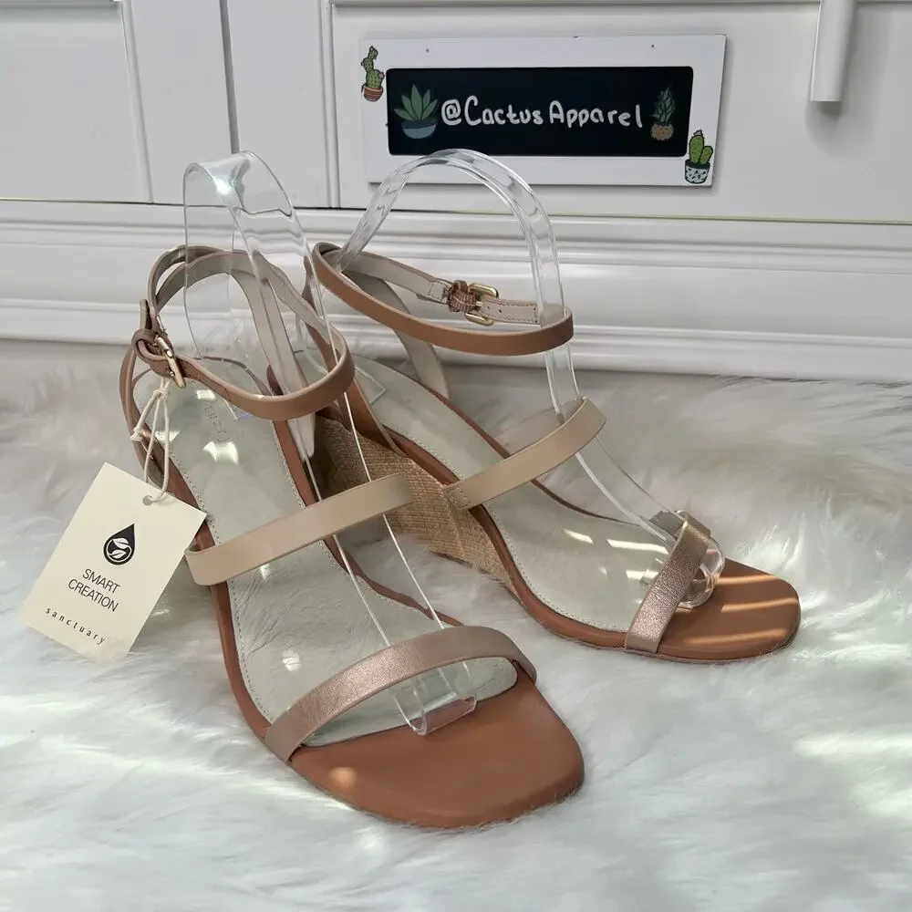 New Women’s Sanctuary Wink Wedge Sandal Size 11